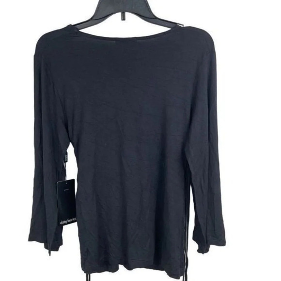 Daisy Fuentes Women 3/4 Sleeve V- Neck Blouses Size PM - Picture 2 of 8